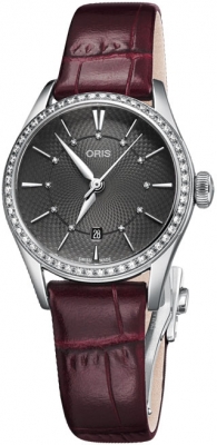 Buy this new Oris Artelier Date 28mm 01 561 7722 4953-07 5 14 63FC ladies watch for the discount price of £2,040.00. UK Retailer.